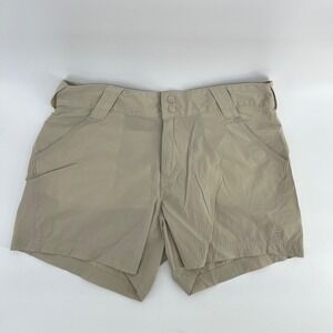Columbia PFG Coral Point III Women's Khaki Fishing‎ Shorts Size 14/5L